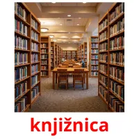 knjižnica flashcards illustrate