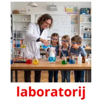 laboratorij flashcards illustrate