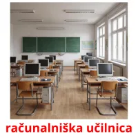 računalniška učilnica flashcards illustrate