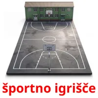športno igrišče flashcards illustrate