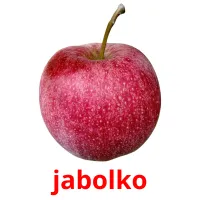 jabolko flashcards illustrate