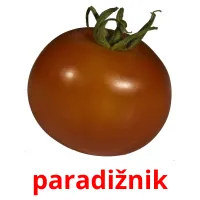 paradižnik picture flashcards