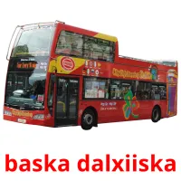 baska dalxiiska bildkort för barn