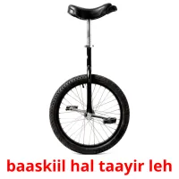 baaskiil hal taayir leh billedkort for børn med billeder