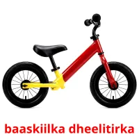 baaskiilka dheelitirka billedkort for børn med billeder