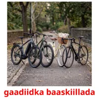 gaadiidka baaskiillada billedkort for børn med billeder