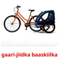 gaari-jiidka baaskiilka billedkort for børn med billeder