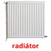 radiátor cartes de vocabulaire