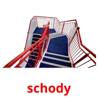 schody cartes de vocabulaire