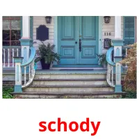 schody cartes de vocabulaire