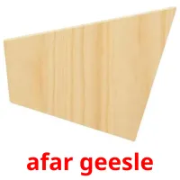 afar geesle billedkort for børn med billeder