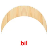 bil billedkort for børn med billeder