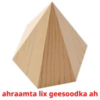 ahraamta lix geesoodka ah billedkort for børn med billeder