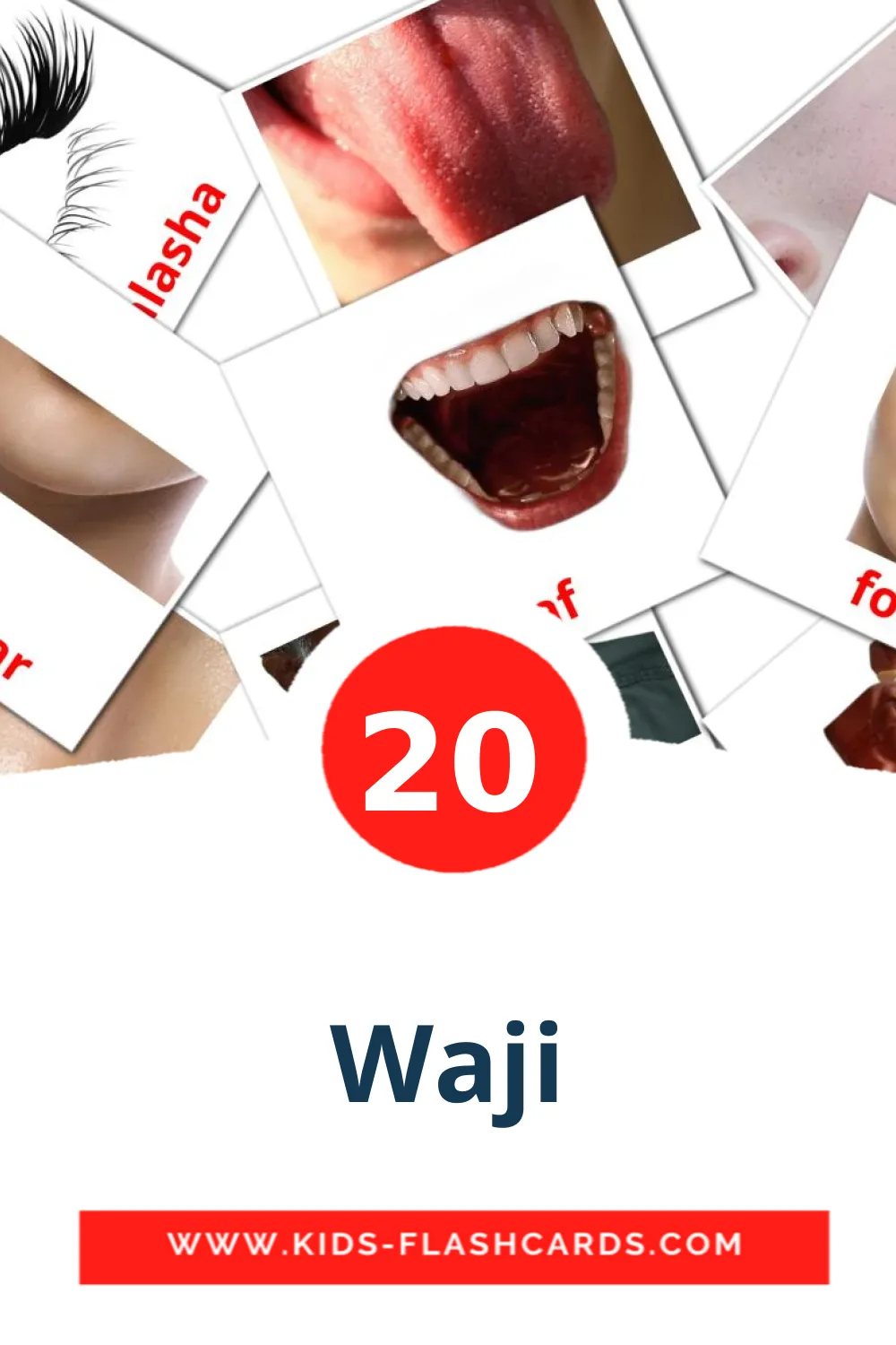 20 Waji lasten kuvakortti päiväkodille somalinksi