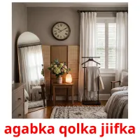 agabka qolka jiifka Bildkarten für Kinder