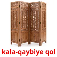 kala-qaybiye qol Bildkarten für Kinder