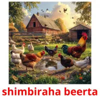 shimbiraha beerta picture flashcards