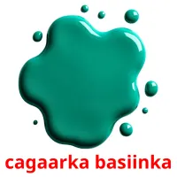 cagaarka basiinka cartes de vocabulaire