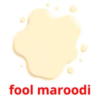 fool maroodi cartes de vocabulaire