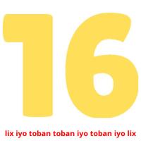 lix iyo toban toban iyo toban iyo lix flashcards illustrate