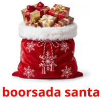 boorsada santa Tarjetas didacticas