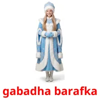 gabadha barafka Tarjetas didacticas