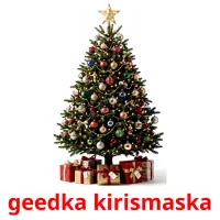 geedka kirismaska Tarjetas didacticas