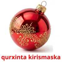qurxinta kirismaska Tarjetas didacticas
