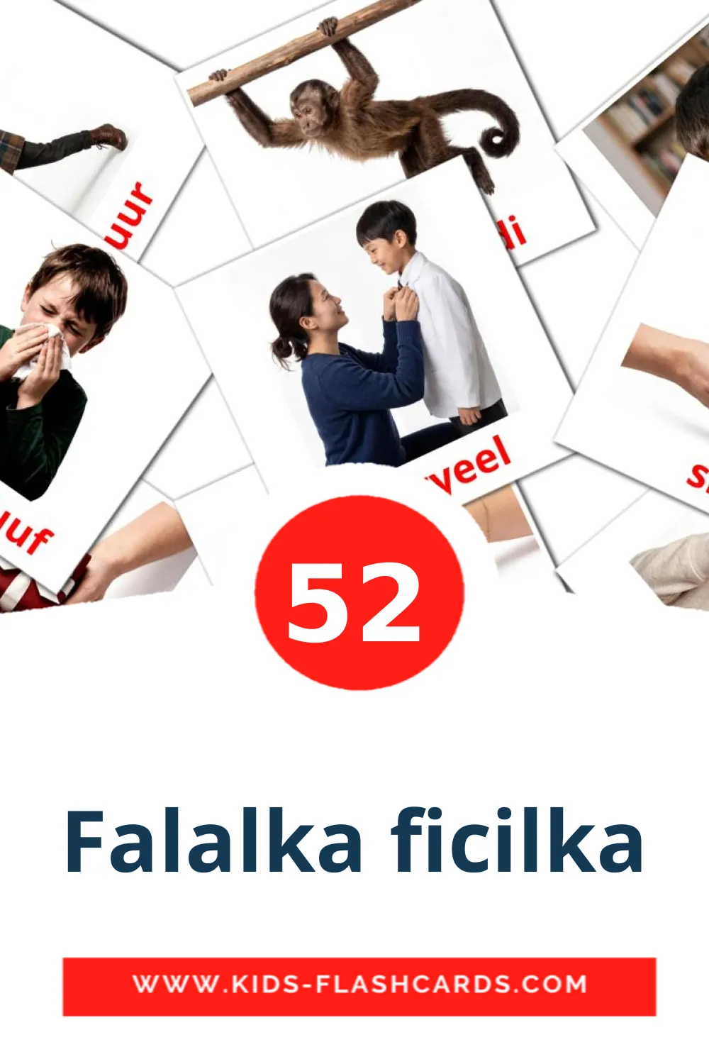 52 Falalka ficilka leerkaarten voor kleuters in het somalische