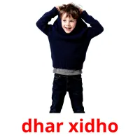 dhar xidho Bildkarten für Kinder