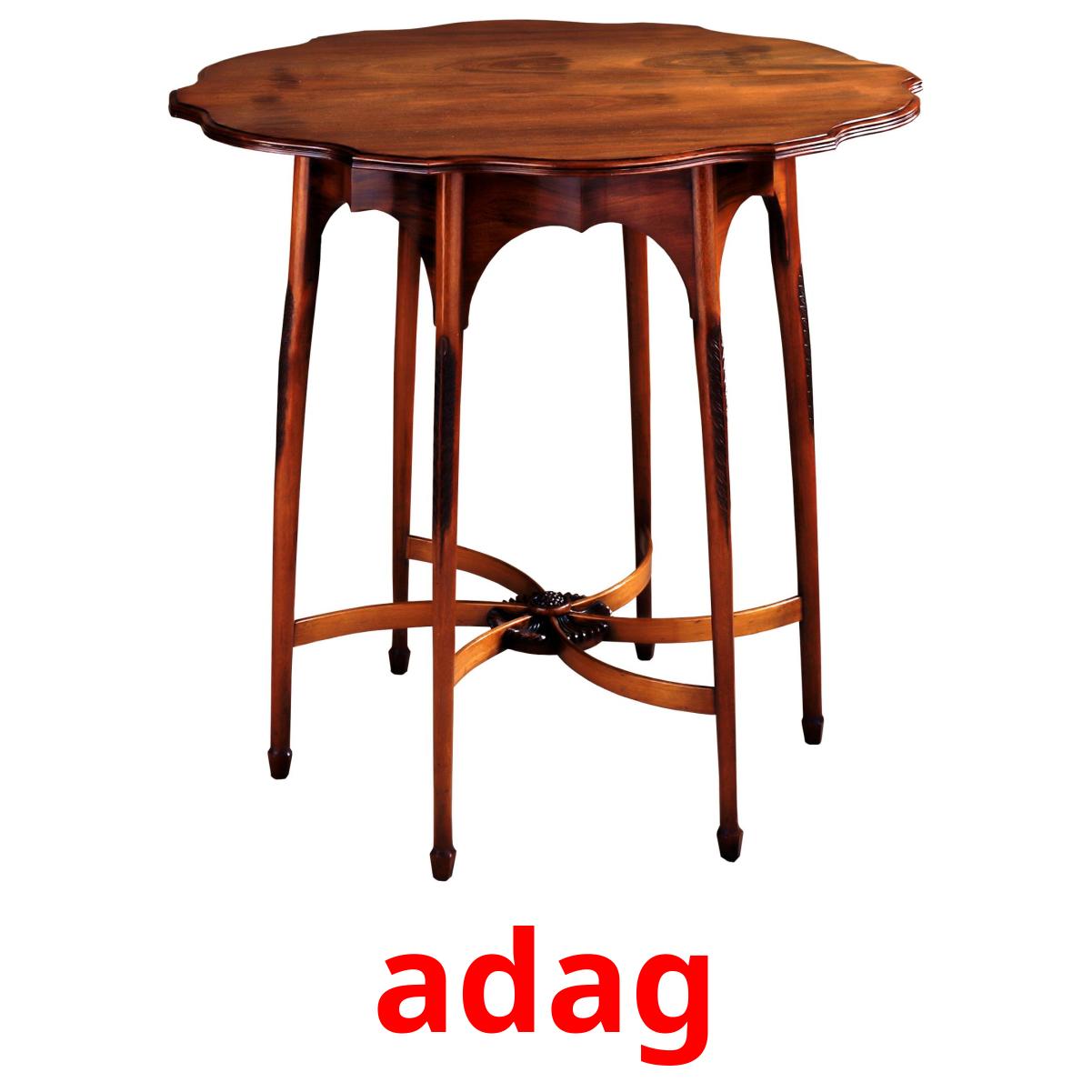 adag cartões com imagens