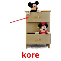 kore cartões com imagens