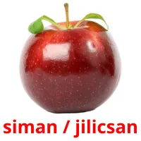 siman / jilicsan cartões com imagens