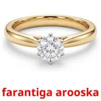 farantiga arooska flashcards illustrate