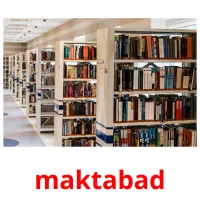 maktabad cartes de vocabulaire