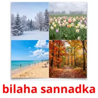 bilaha sannadka Bildkarten für Kinder