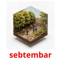 sebtembar Bildkarten für Kinder