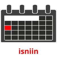 isniin bildkort för barn