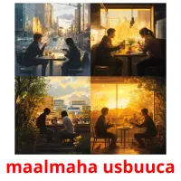 maalmaha usbuuca bildkort för barn