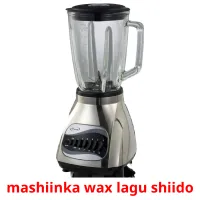 mashiinka wax lagu shiido cartões com imagens