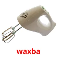 waxba cartões com imagens