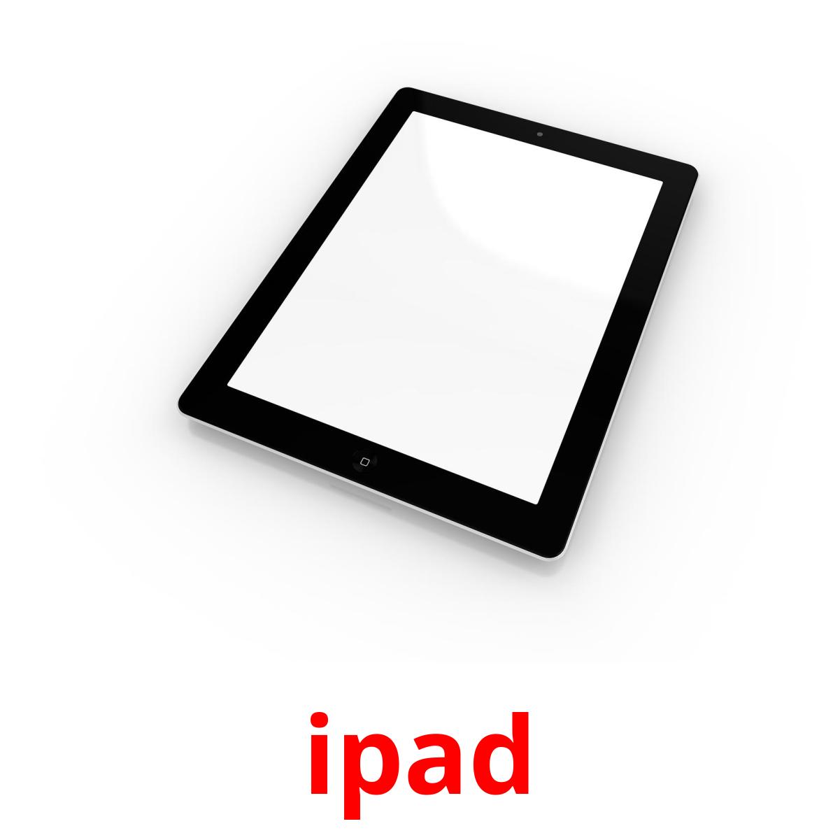 ipad cartões com imagens