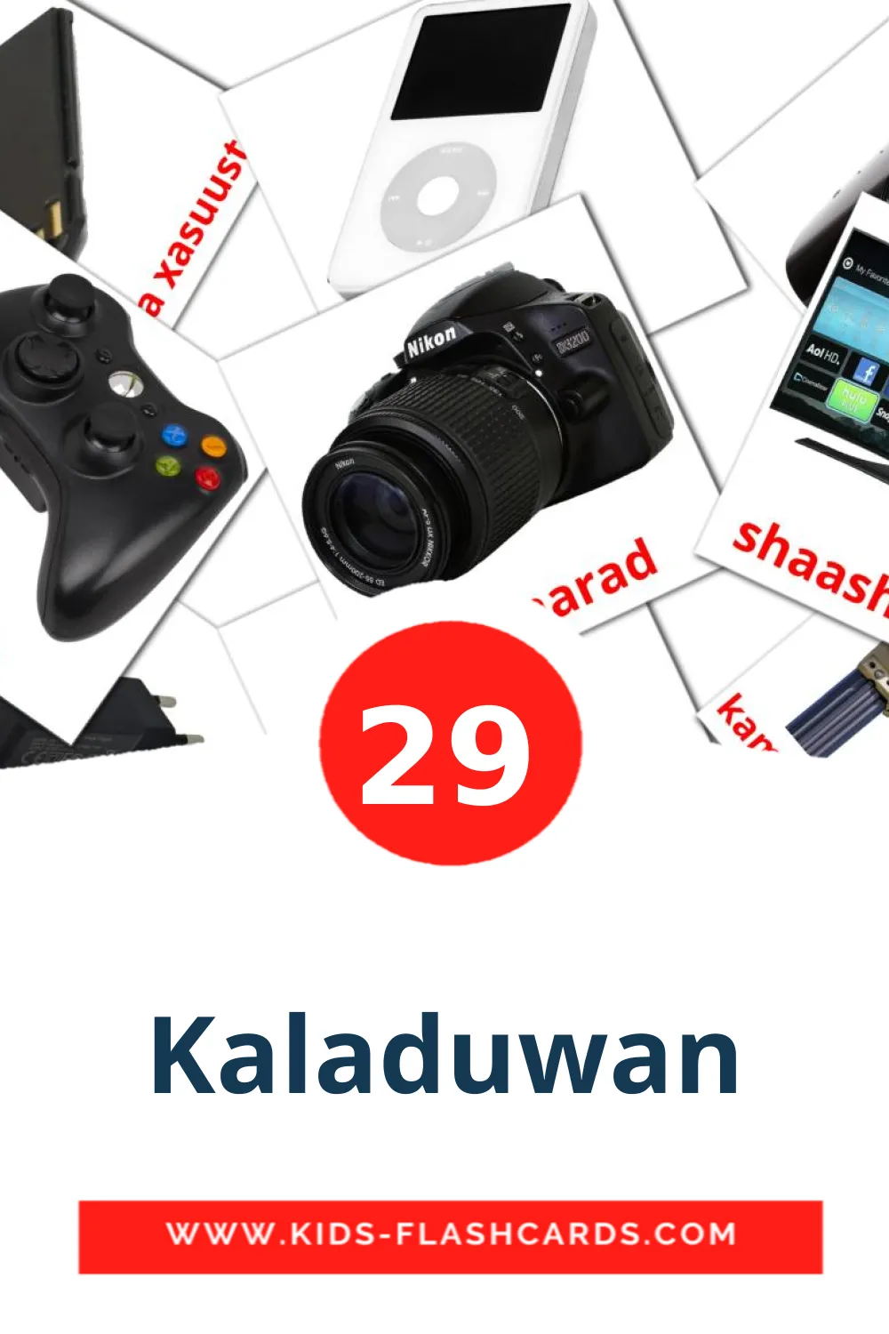 29 Kaladuwan Bildkarten für den Kindergarten auf somalische