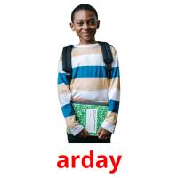 arday picture flashcards