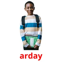 arday cartões com imagens