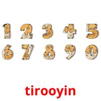tirooyin picture flashcards