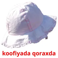koofiyada qoraxda flashcards illustrate