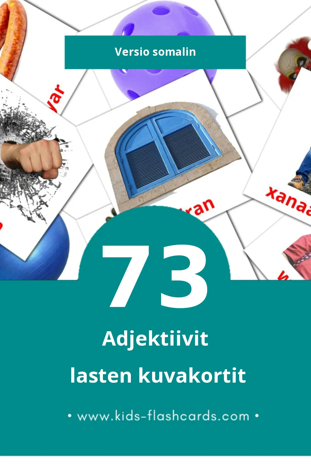 Sifo lasten kuvakortit pikkulapsille (73 korttia Somalinksi) Sifo lasten kuvakortit pikkulapsille (73 korttia Somalinksi)
