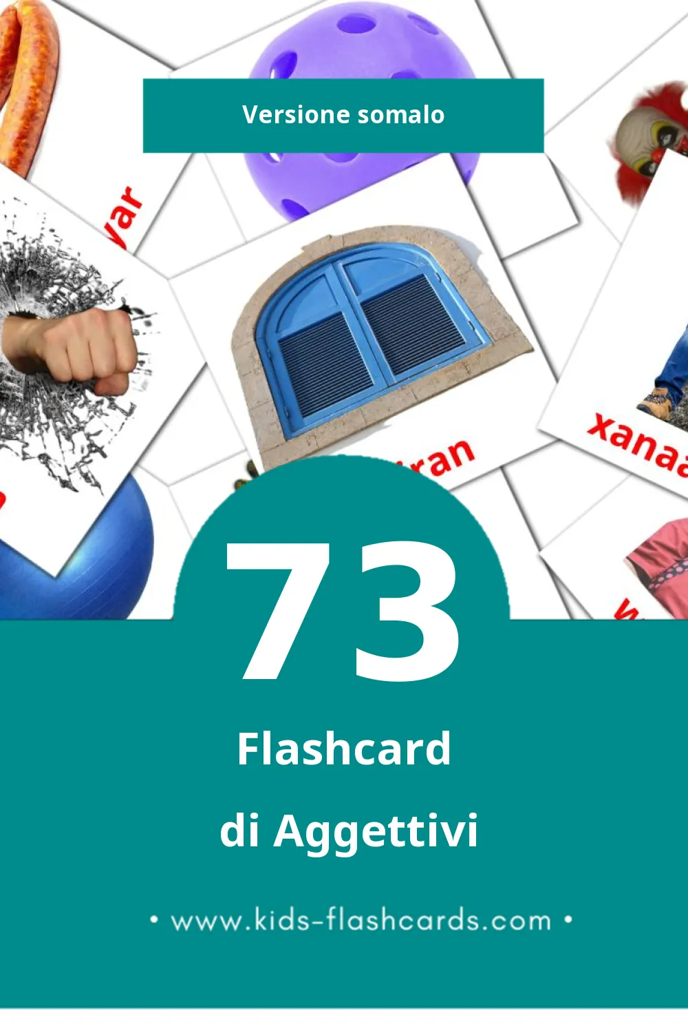 Schede visive sugli Sifo per bambini (73 schede in Somalo)