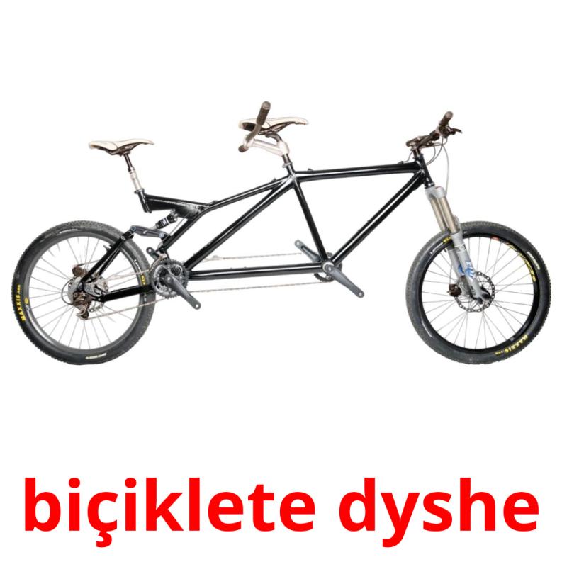 biçiklete dyshe picture flashcards